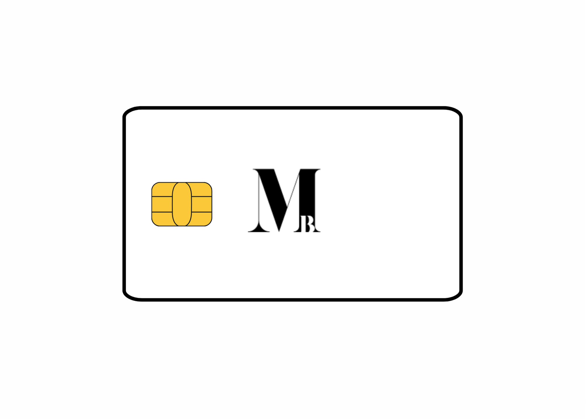 SIM card tray with a yellow SIM card slot and 'M' logo on a white background